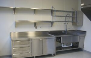 Мебель из нержавеющей стали для кухонь общепита