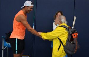 Надаль сыграл в теннис с 97-летним украинцем