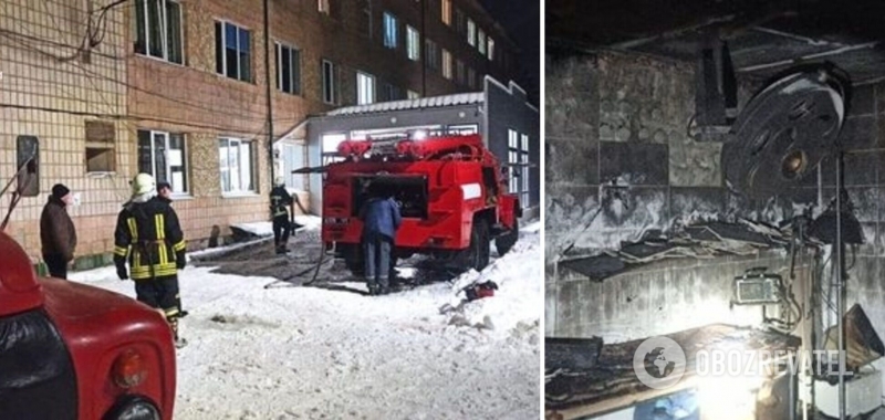 Названа причина смертельного пожара в больнице на Прикарпатье