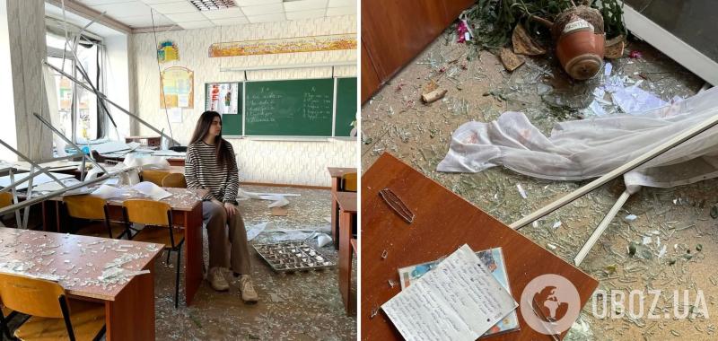 Последний урок перед прилетом был о "Contra spem spero" Леси Украинки. Учительница показала последствия ракетного удара по колледжу в Днепре и довела сеть до слез