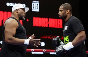 Тренер не видит вины Дюбуа в срыве боя с Паркером